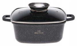 GARNEK MARMUROWY 20cm Brytfanna Indukcja 2,8l 9008