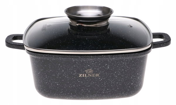 GARNEK MARMUROWY 20cm Brytfanna Indukcja 2,8l 9008