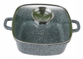 GARNEK MARMUROWY 26cm Brytfanna Indukcja 5,5l 7059