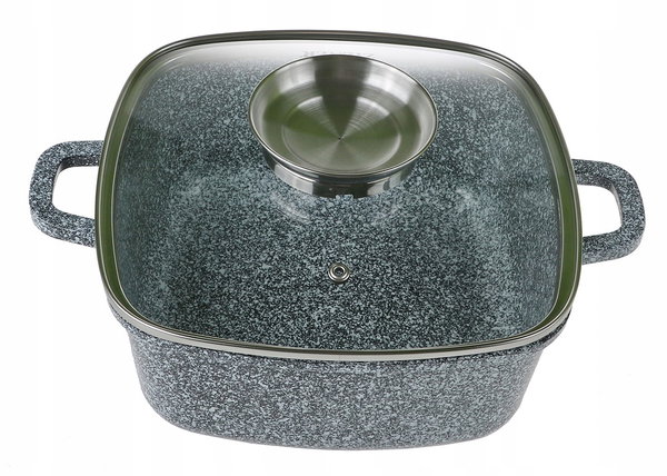 GARNEK MARMUROWY 26cm Brytfanna Indukcja 5,5l 7059