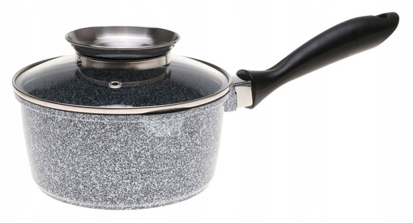 RONDEL MARMUROWY Garnek Z POKRYWKĄ 18cm INDUKCJA GAZ 1,8l 3919