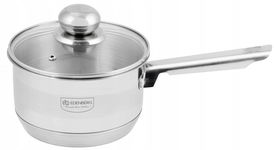 RONDEL Stalowy Z Pokrywą Garnek GRUBE 7xDNO 16cm 1,5l 3033