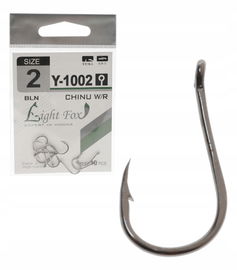 HACZYKI Wędkarskie 15x8mm Rozmiar 2 Haki Light Fox Oczko 10 sztuk 170140