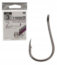 HACZYKI Wędkarskie 16x9mm Rozmiar 3 Haki Light Fox Oczko 10 sztuk 170141