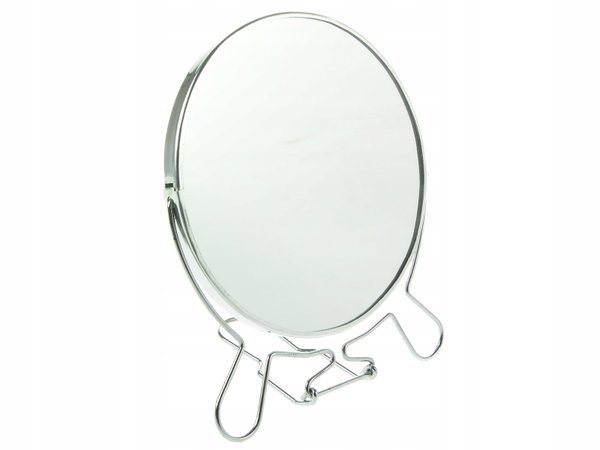 LUSTERKO DWUSTRONNE Kosmetyczne Do Makijażu Powiększające 14cm 1302