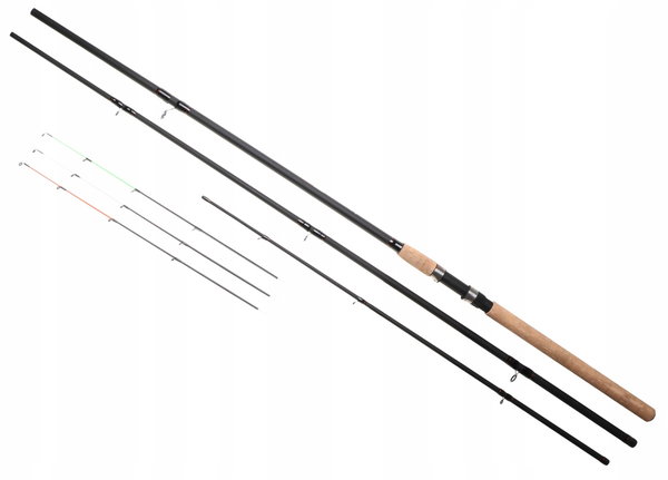 WĘDKA BIG BULL 390cm Method FEEDER 3,9m 40-80g 3 Szczytówki 110084