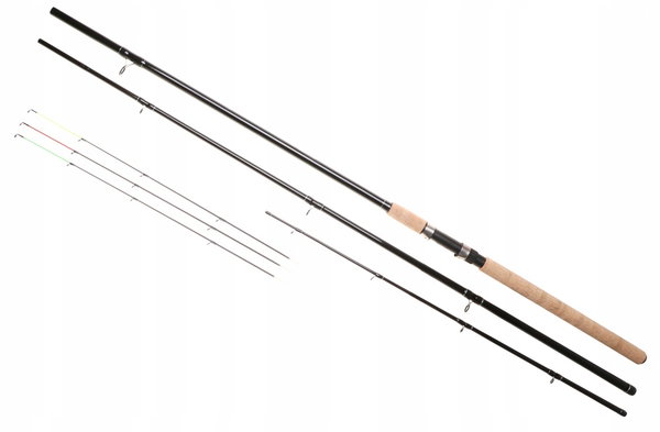 WĘDKA Rumpol 390cm Method CARBON FEEDER 3,9m 60-150g 3 Szczytówki 110318