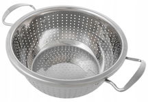 DURSZLAK SITKO Kuchenne Cedzak STALOWY Błysk Sito 22cm Koszyk A2029