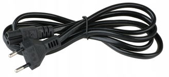 KABEL Przewód Zasilający 2PIN AGD RTV Ósemka 1,5m 8000