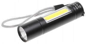 LATARKA Kieszonkowa LED XPE COB Ładowana Akumulatorowa USB 2484