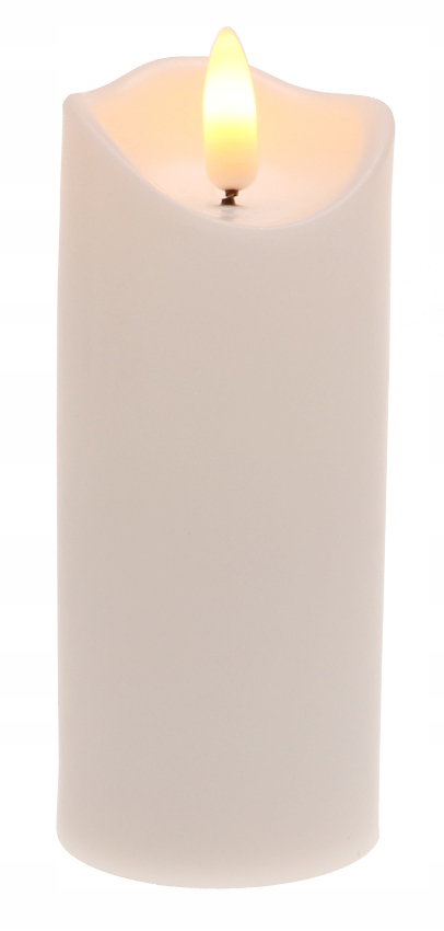 ŚWIECA LED Na Baterie 13cm Wkład Do ZNICZA Efekt PŁOMIENIA Świeczka 4465