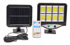 LAMPA SOLARNA Ogrodowa Uliczna LED COB Z CZUJNIKIEM Zmierzchu RUCHU 5193
