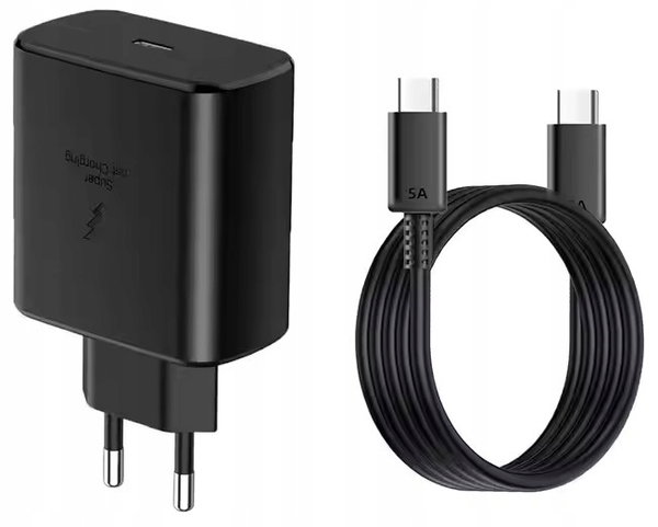 M ŁADOWARKA Sieciowa USB-C Kabel 1M Typ C 45W Kostka SZYBKIE ŁADOWANIE 4903