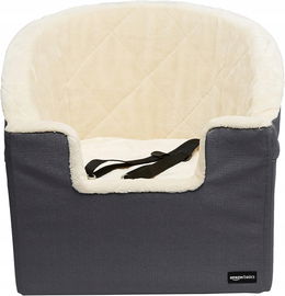 Amazon Basics Podwyższone siedzisko samochodowe fotelik pufa dla psa kota