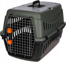 OUTLET Transporter dla psa czarny, odcienie szarości S/M 38,5 x 60 x 40 cm