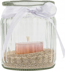 casavetro Zestaw świeczników na tealight, szklane wazoniki - 5 sztuk
