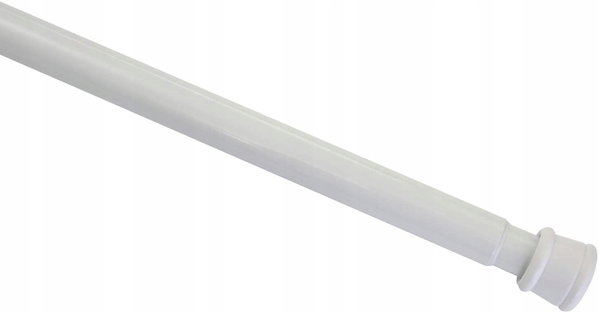 Drążek prysznicowy rozporowy Gardinia 90-140 x 26 mm biały