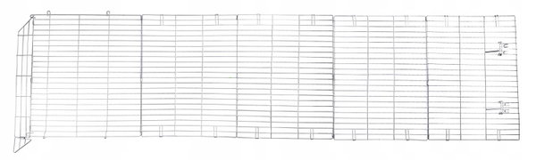 Klatka dla królików Kerbl 70 x 230 x 76cm przedłużenie do 82825