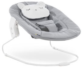 Hauck Alpha Bouncer nakładka na krzesło dla niemowląt, 2 w 1, szary