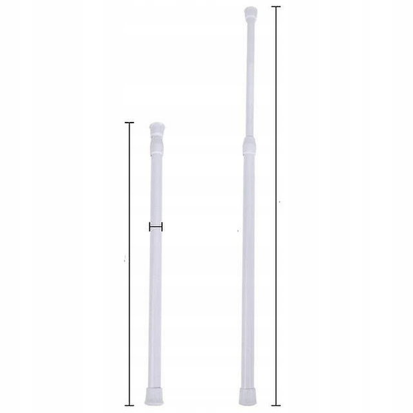 Drążek prysznicowy rozporowy Amazon 61-91 x 13 mm biały