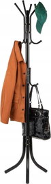 Mind Reader COATRACK11 Stojący metalowy wieszak na płaszcze, czarny