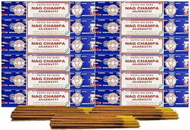 Kadzidło Satya Nag Champa 15g x, drewno, 12 opakowań = 144 sztyfty