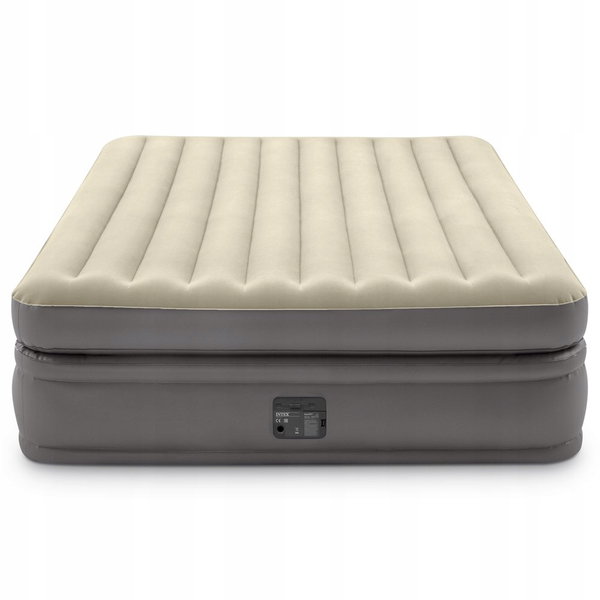 Materac dwuosobowy Intex 203 x 152 x 51 cm szary