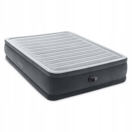 Materac dwuosobowy Intex 203 x 152 x 46 cm szary
