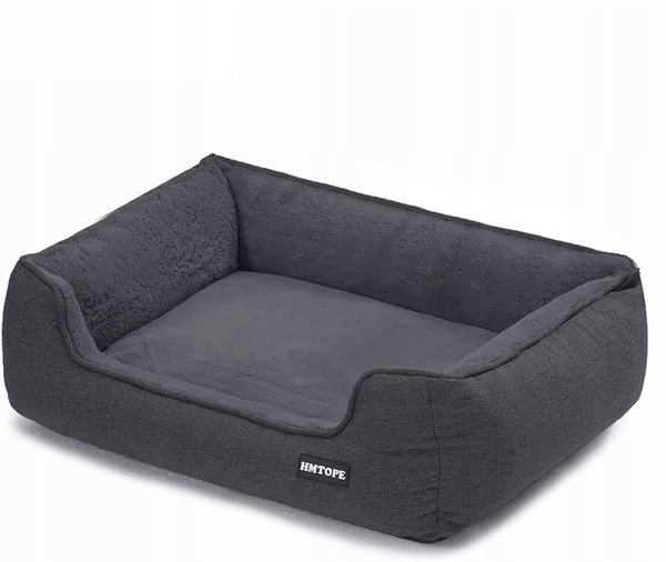 Hmtope kanapa dla psa szary 110 cm x 86 cm