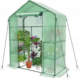 OUTLET VOUNOT Szklarnia ogrodowa 143 x 73 x 195 cm, zielony