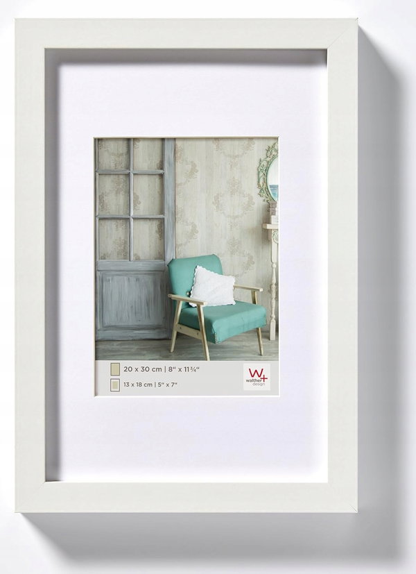 Ramka na jedno zdjęcie Walther design 45 x 30 cm BIAŁA