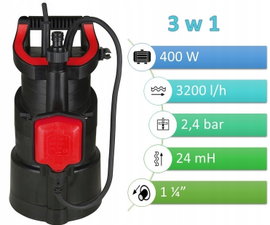 Pompa zatapialna T.I.P. 400 W 3200 l/h