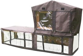 Pokrowiec na domek dla królików Bf2 Bunny Business czarny