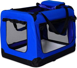 Transporter dla psa Dibea odcienie niebieskiego XL 82 cm x 58 cm 58 cm
