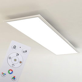 Plafon prostokątny Briloner 29,5 x 119,5 cm biały
