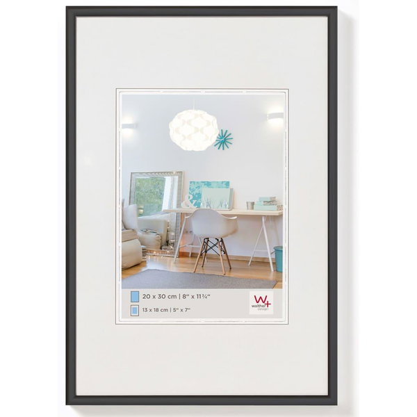 Ramka na jedno zdjęcie Walther design 70 x 50 cm czarna