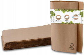 Podkładki na stół z papieru z recyclingu 31x43 cm brązowe , 500 szt.
