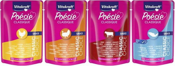 Vitakraft Poesie Classique multipak 4 smaki 10x85g