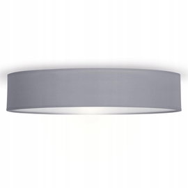 Plafon okrągły Smartwares 60 x 60 cm odcienie szarości i srebra