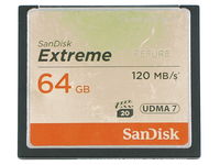 Karta Pamięci Sandisk Extreme 64GB 120mb/S CompactFlash / Nr. serii BN2003280853