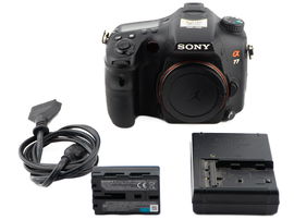 Aparat Lustrzanka Sony A77 Body + Ładowarka / Przebieg 25497