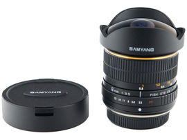 Obiektyw Samyang Fish-Eye CS 8 mm f/3.5 Asph. / Olympus 4/3 / Nr. D111J3323