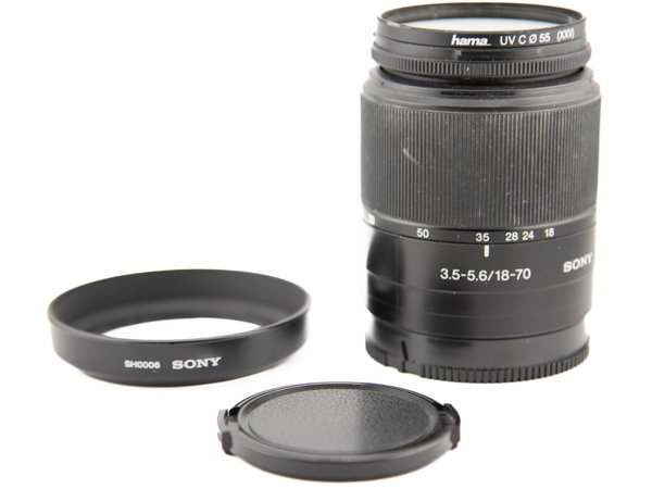 Obiektyw Sony DT 18-70 mm f/3.5-5.6 pod Sony A / Nr. 3427383
