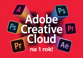 Adobe Creative Cloud – 1 ROK – pełny dostęp + gwarancja (Canva Pro gratis!)