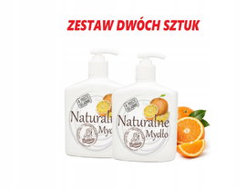 Naturalne Mydło Marsylskie w Płynie Hipoalergiczne Madeleine Pomarańcz 2szt
