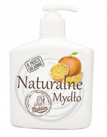 Naturalne Mydło Marsylskie w Płynie Hipoalergiczne Madeleine Pomarańczowe