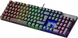 KLAWIATURA GAMINGOWA Mars Gaming MK422 Black RGB MECHANICZNA MULTIMEDIALNA
