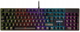 Klawiatura do gier Podświetlenie LED Anti-ghosting SPYCO Challenge KE-111