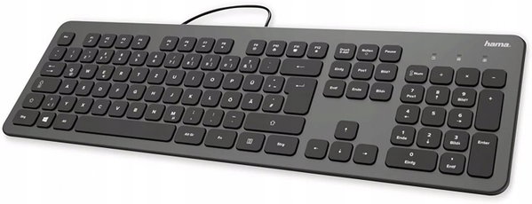 Klawiatura Hama KC-700 USB DO BIURA SUPER DESIGN MEMBRANOWA KOMPAKTOWA