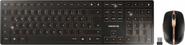 Klawiatura i Myszka CHERRY DW 9100 SLIM ZESTAW 2,4GHz Blutetooth DO BIURA